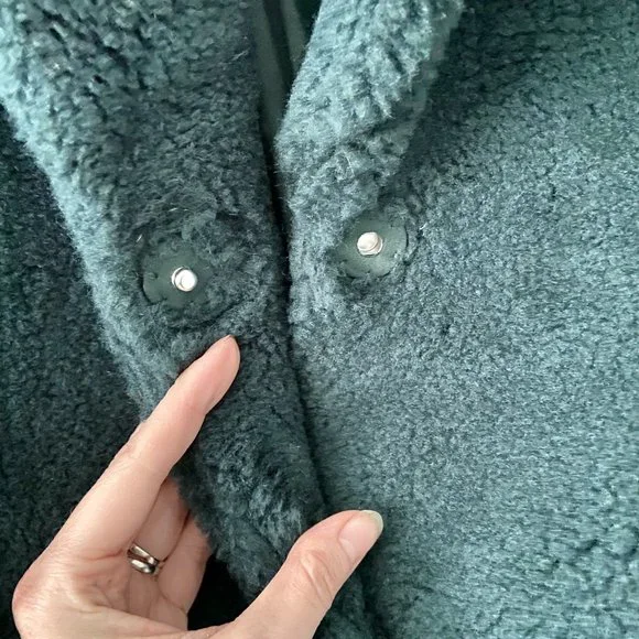 NWT Madewell Sherpa Teddy Coat - Picture 10 of 13